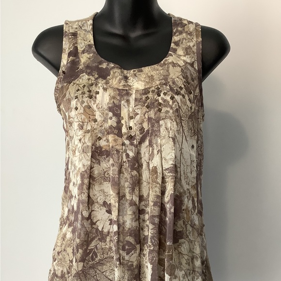 COLDWATER CREEK Floral Shell - Picture 3 of 6